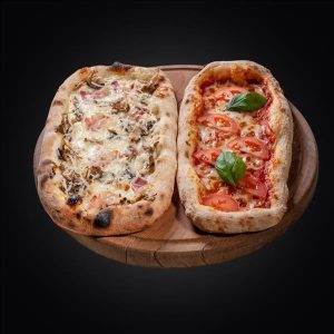 Пиццета "Бекон и вешенки & Маргарита"